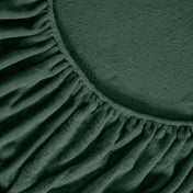 Close-up of a fitted sheet