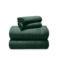 Microplush sheet set stacked