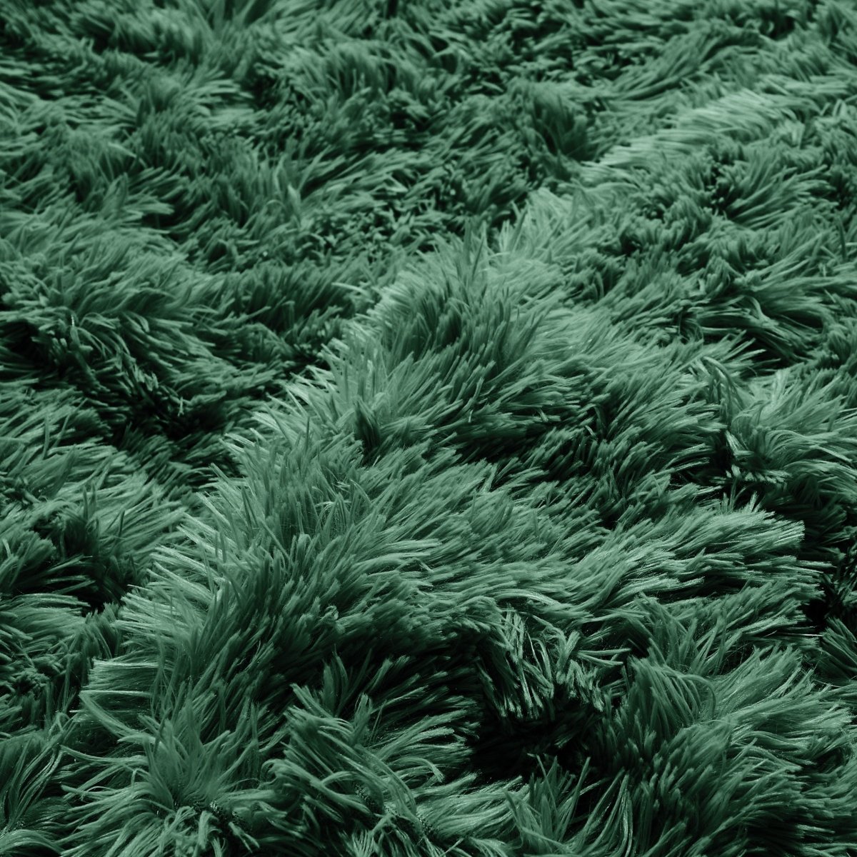 Close-up of a shaggy duvet cover