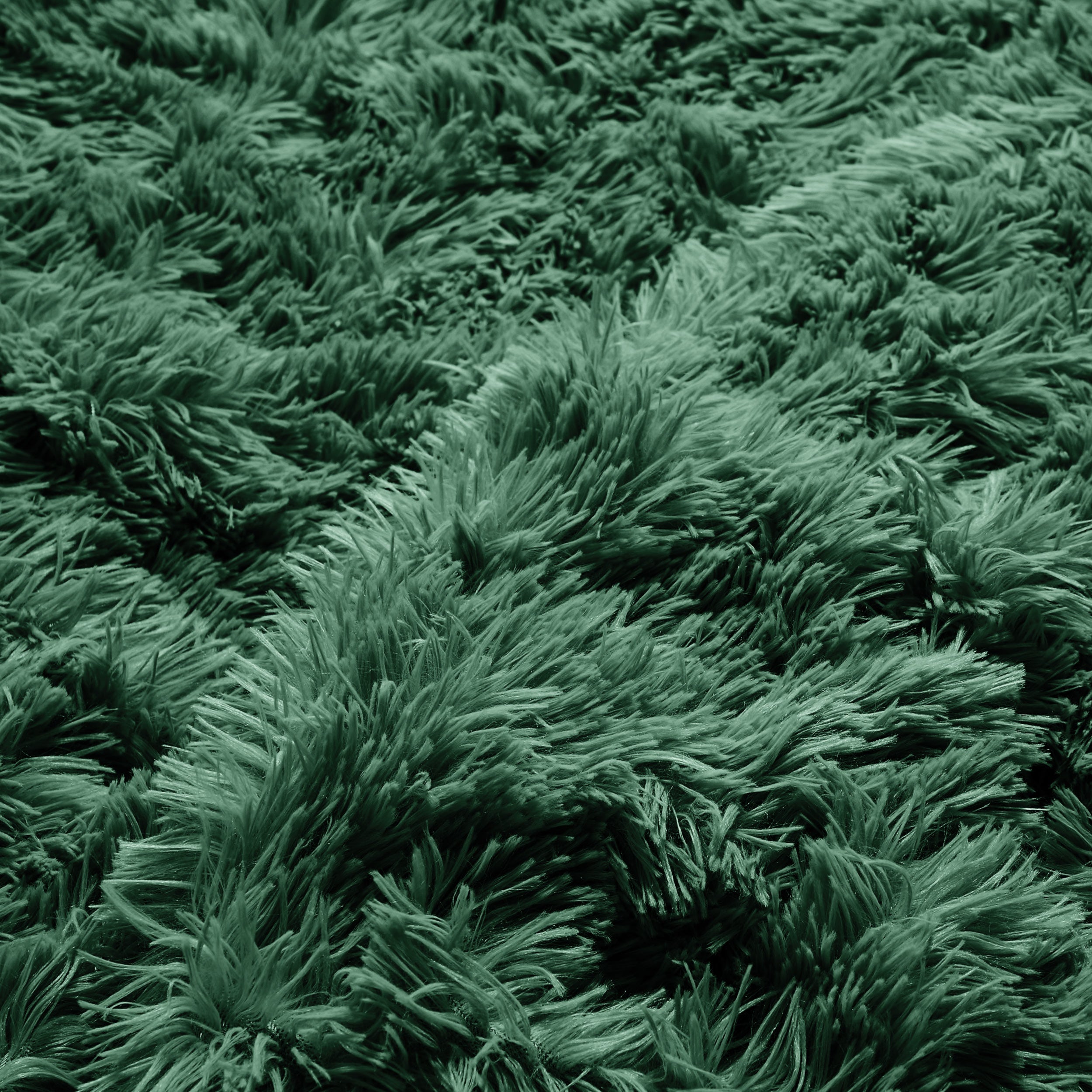 Close-up of a shaggy duvet cover