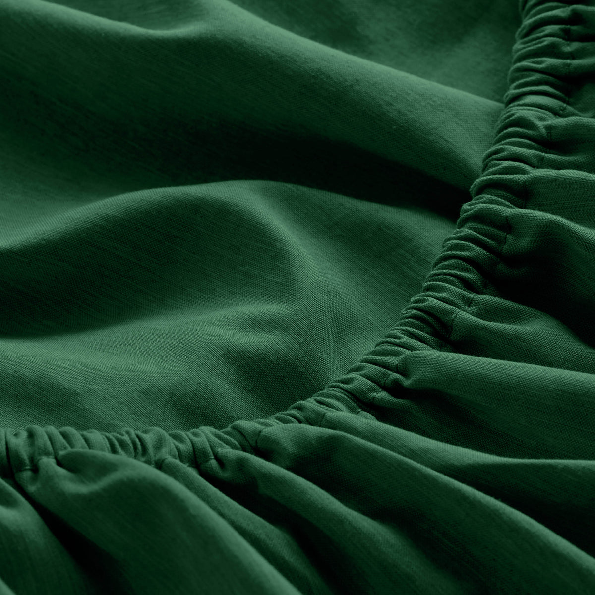 Close-up of fitted sheet