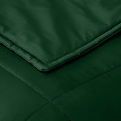 Close-up of a cotton weighted blanket