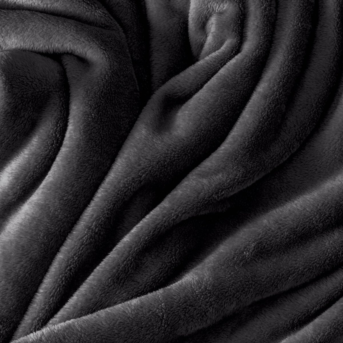 Close up of a microplush blanket