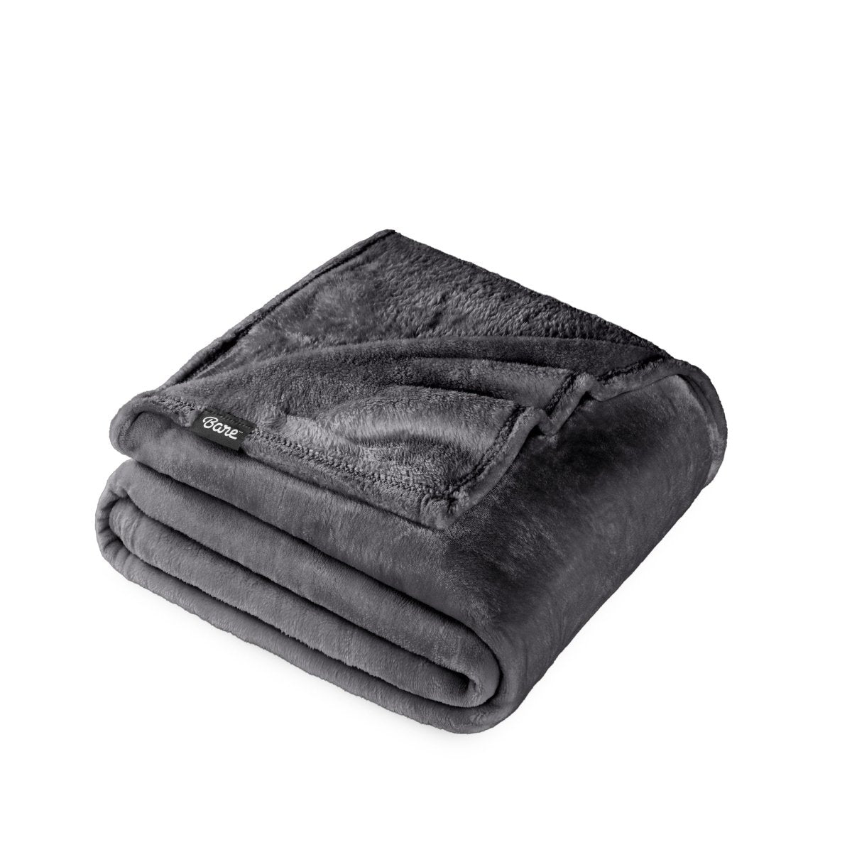Microplush blanket folded neatly