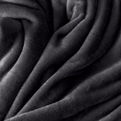 Close up of the soft textured microplush blanket