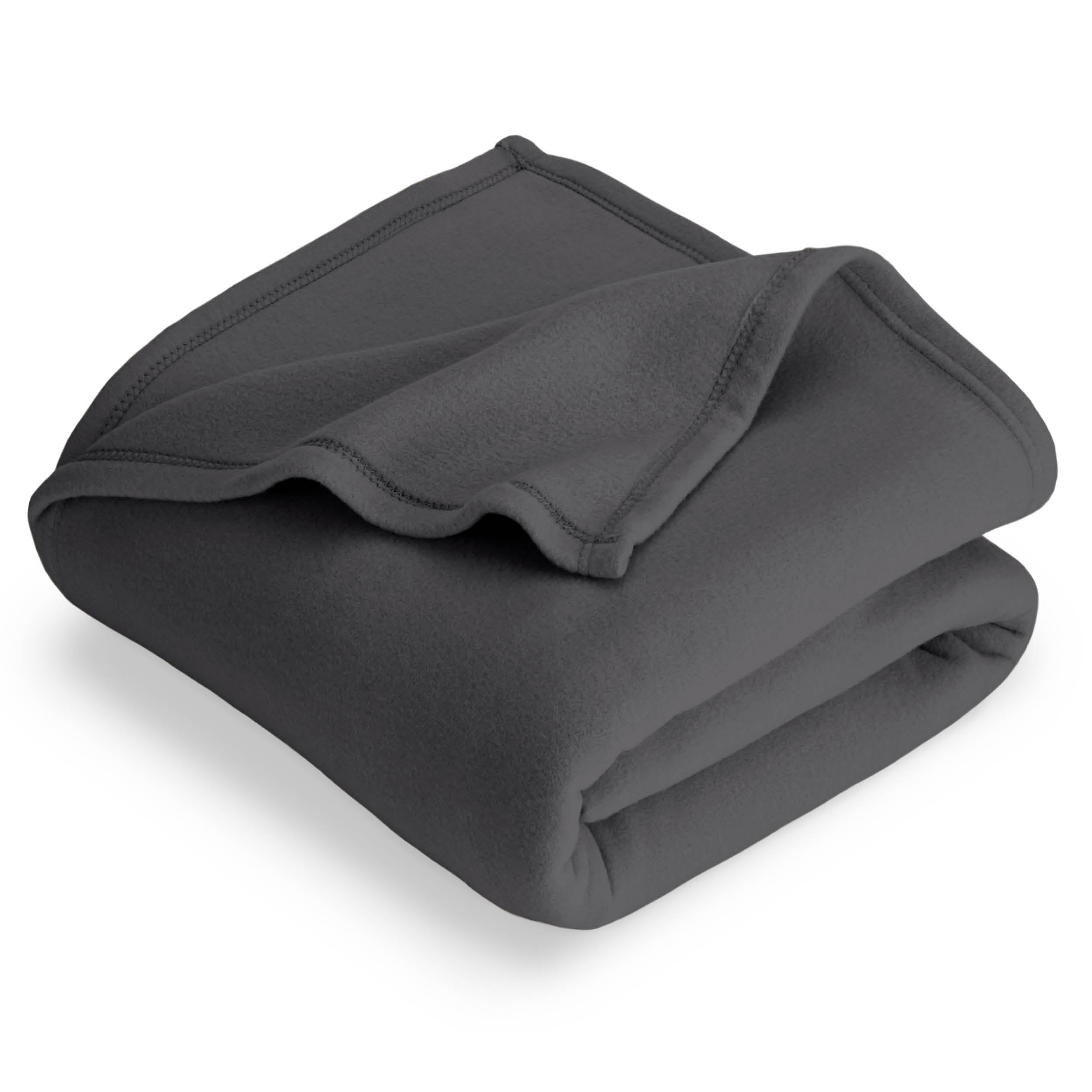 Polar fleece blanket folded