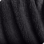 Close up of a sherpa blanket