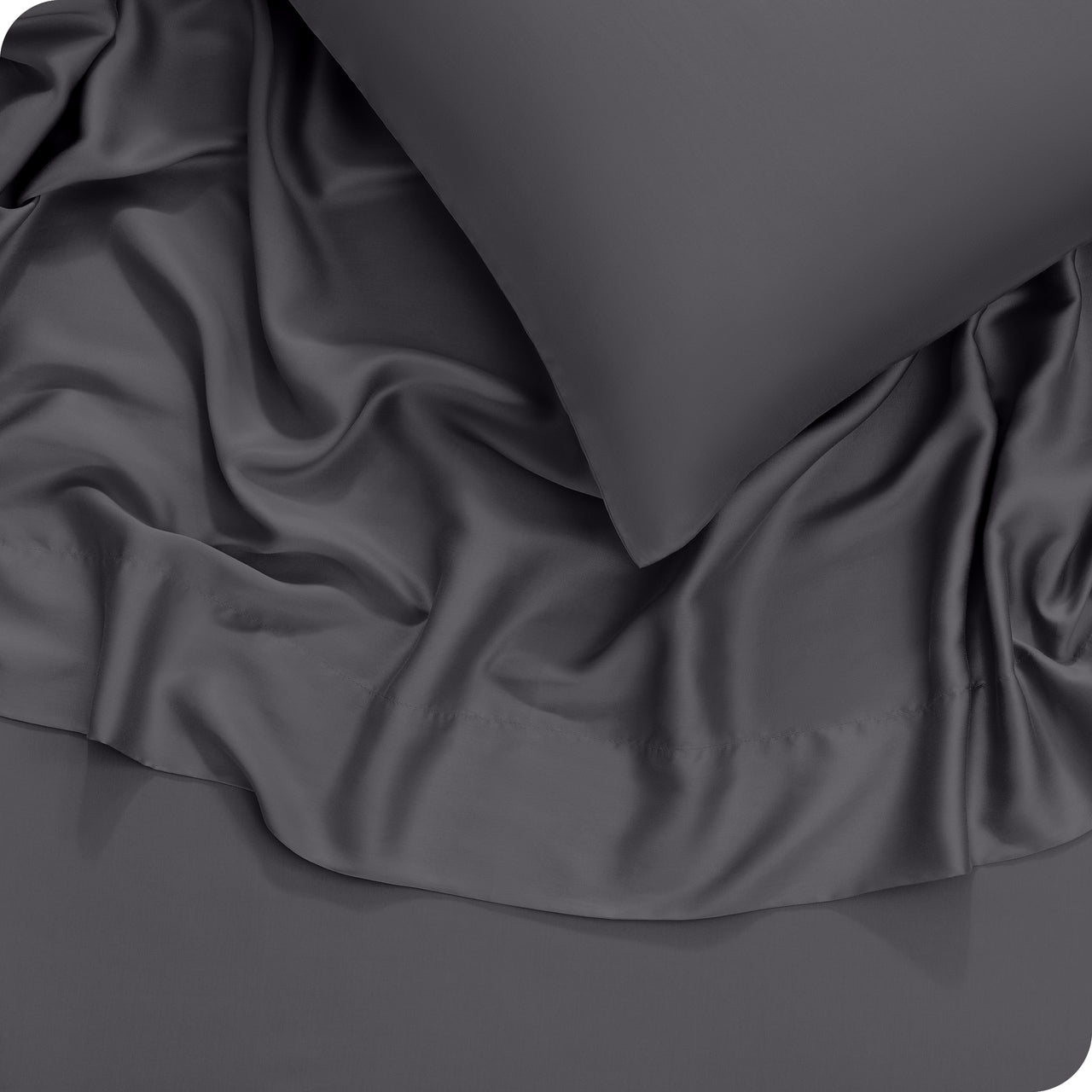 Bare Home TENCEL™ Duvet Cover Set - Lyocell derived from Eucalyptus -  Twin/Twin XL, Light Gray 