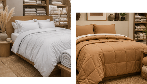 Bedding That Moves Off Shelves.