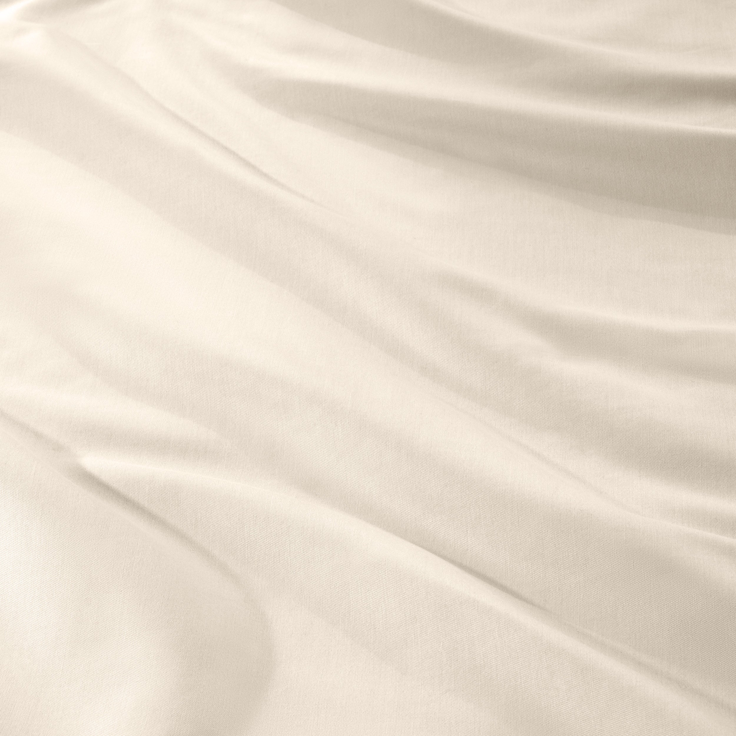 Sateen fabric with a soft texture
