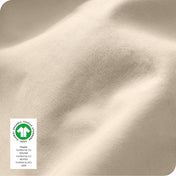 Close up of the percale sheet fabric