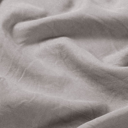 Close-up of washed fabric with visible texture