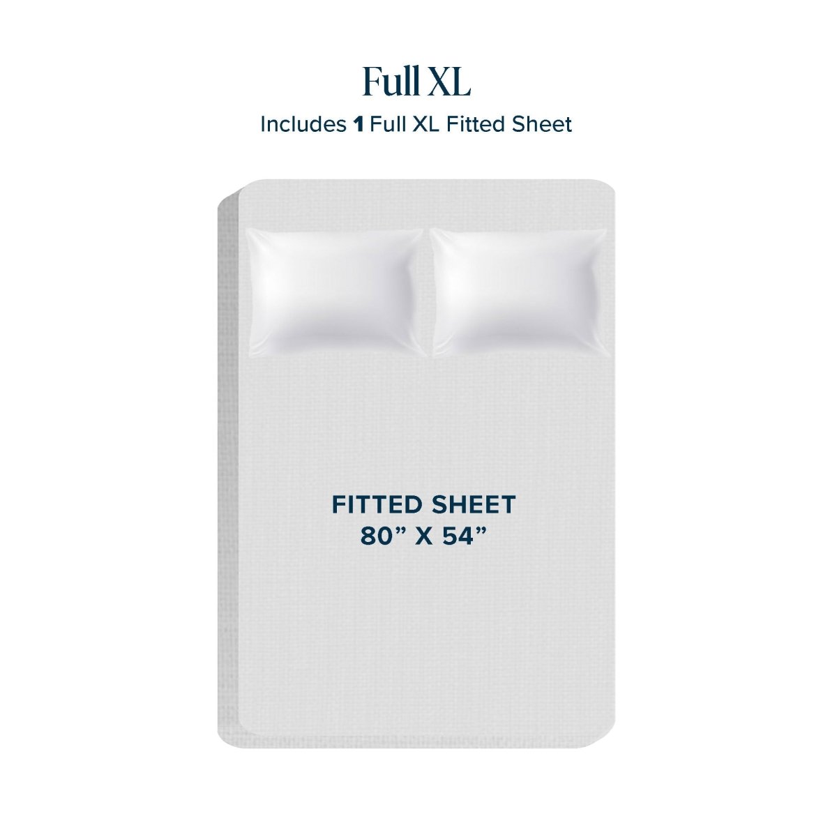 Full XL fitted sheet dimensions