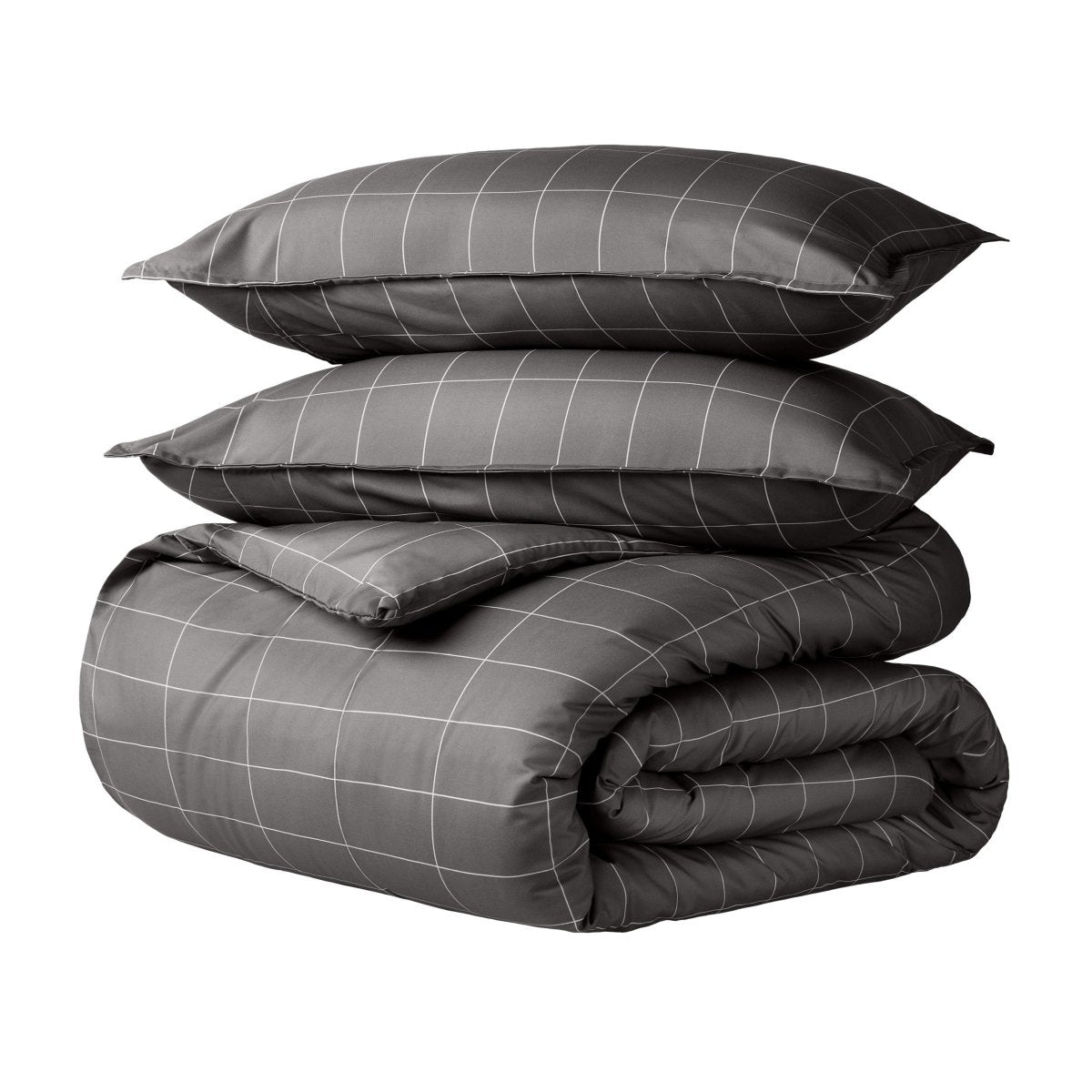 Microfiber Duvet Cover & Sham Set - Oversized Queen