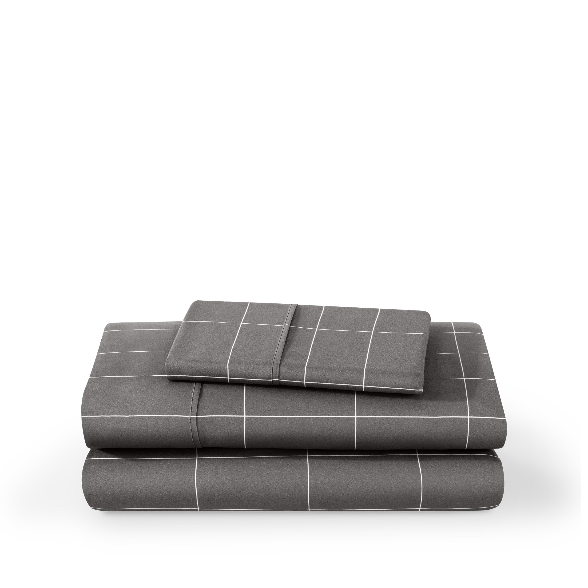 Grid sheet set folded and stacked