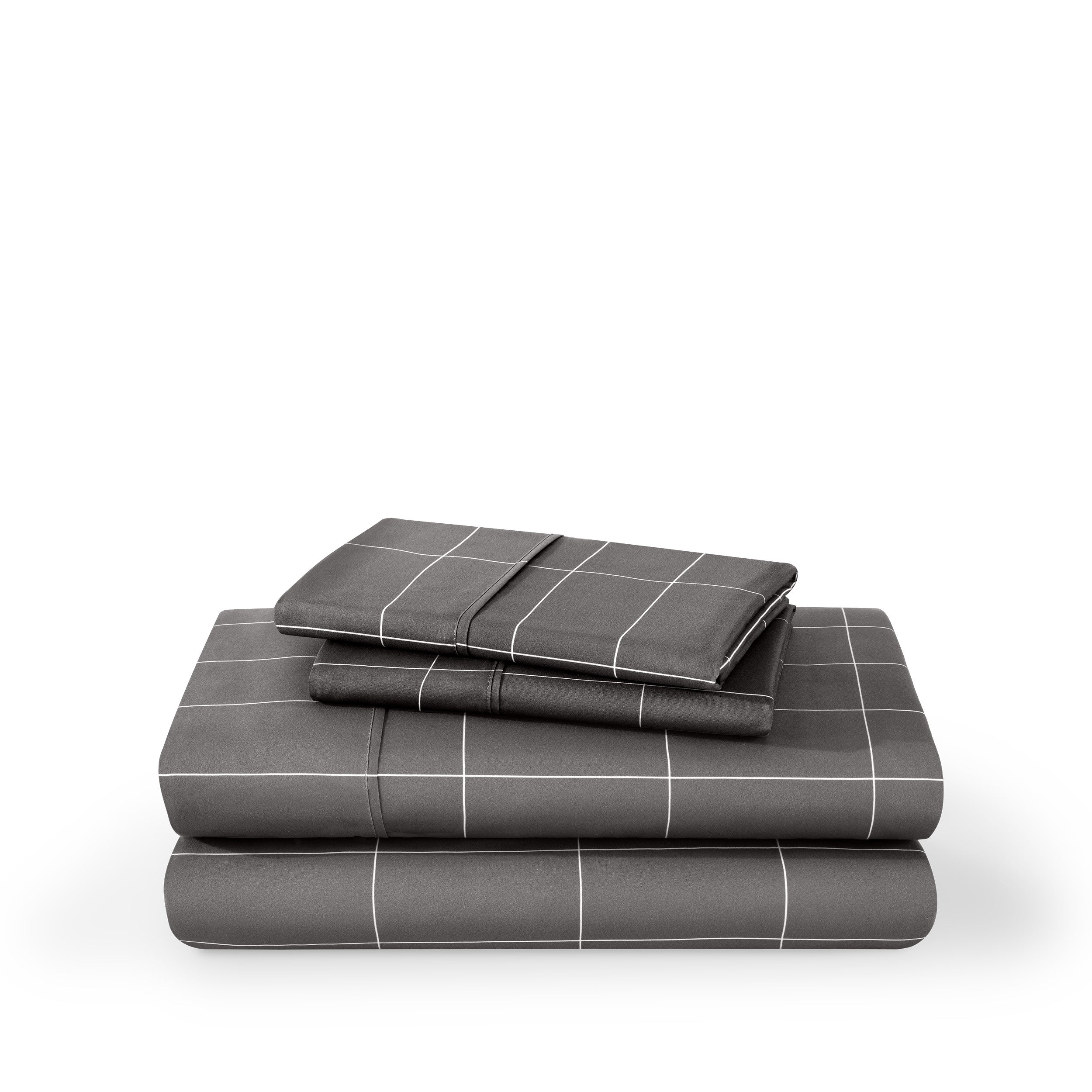 Grid sheet set folded and stacked