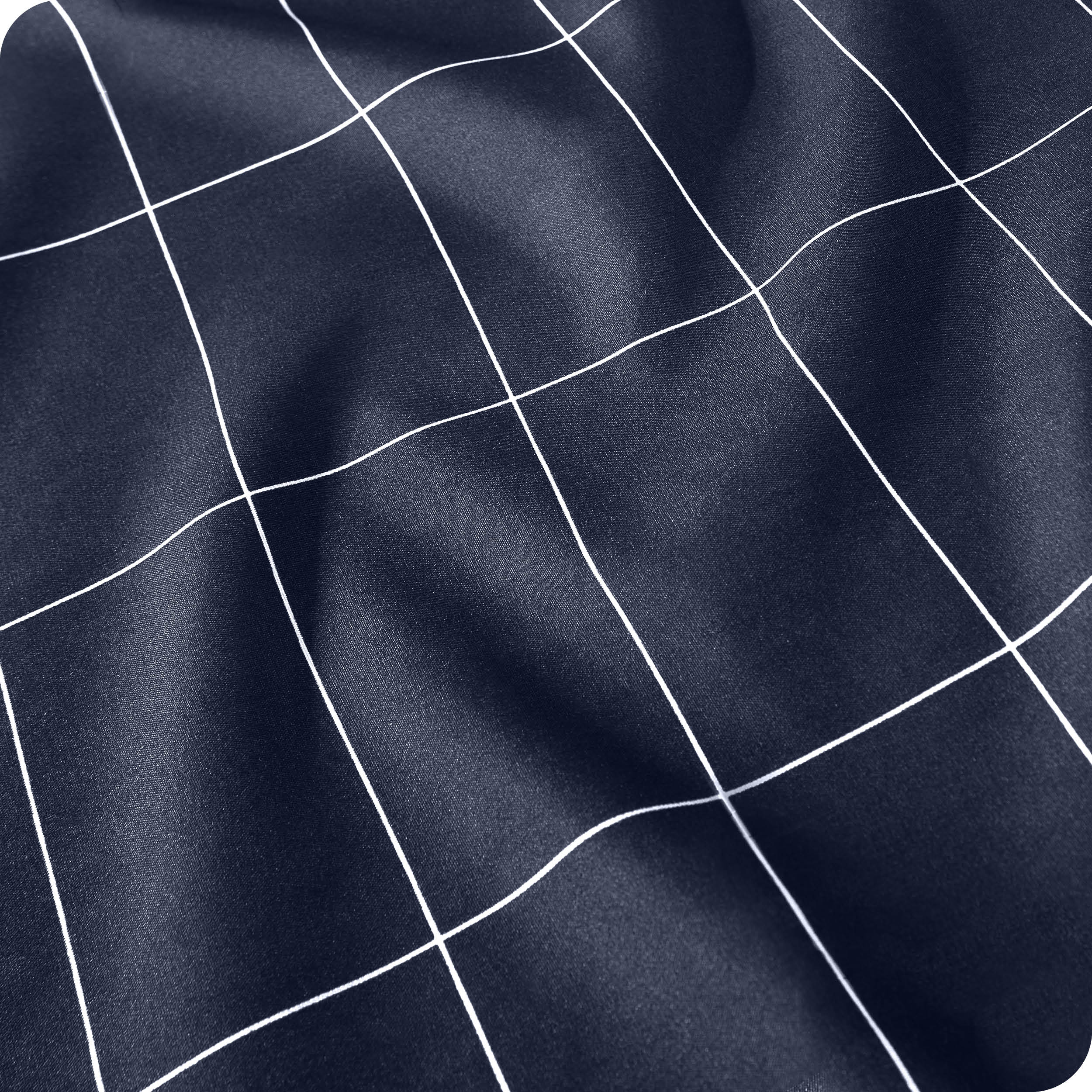Close up of the microfiber patterned fitted sheet