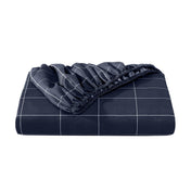 Microfiber fitted sheet folded