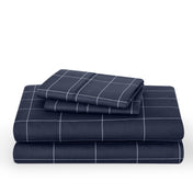 Grid sheet set folded and stacked