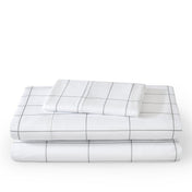 Grid sheet set folded and stacked