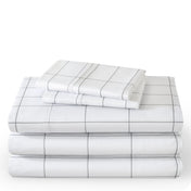 A printed sheet set folded and stacked