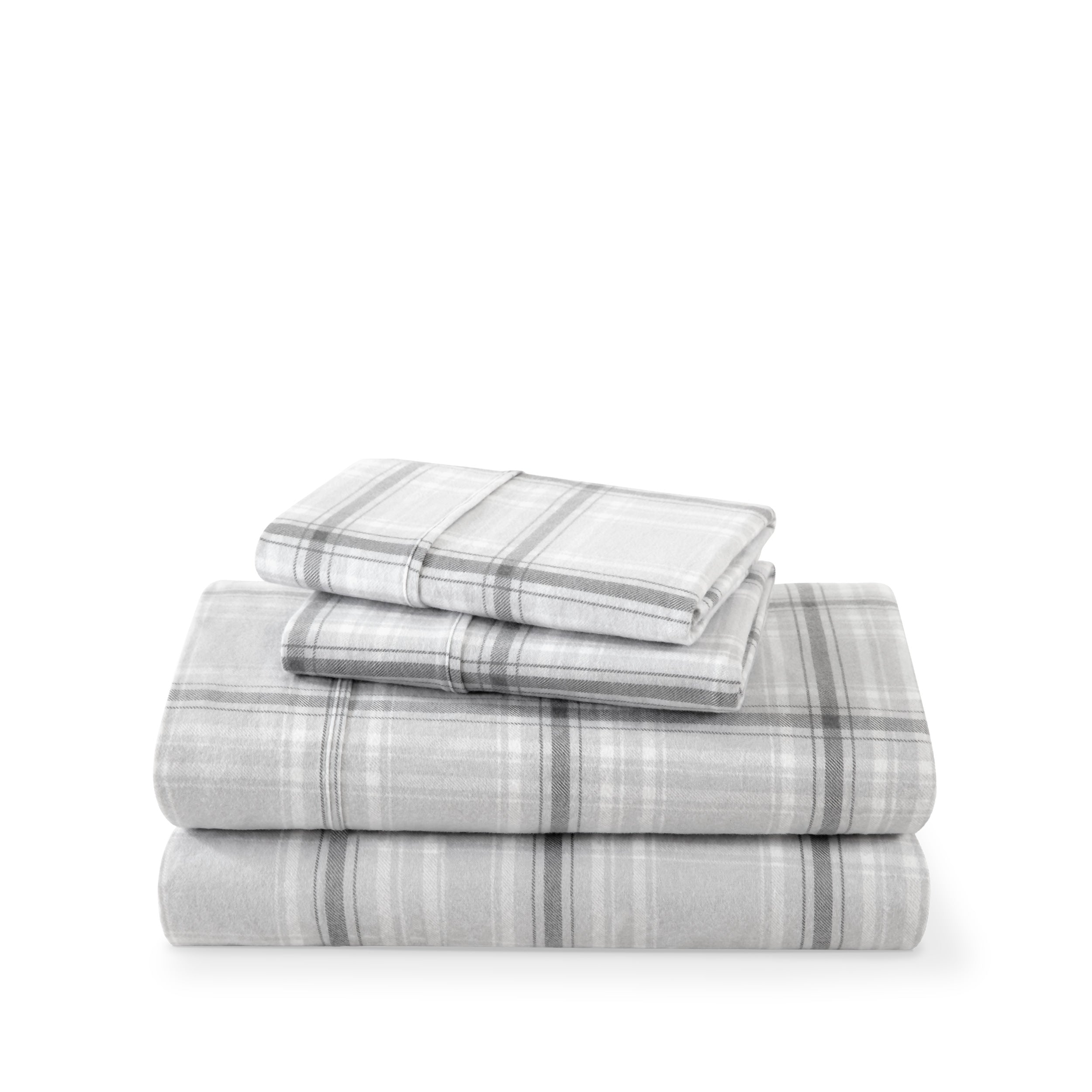Printed sheets folded and stacked