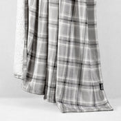Printed sherpa blanket hanging