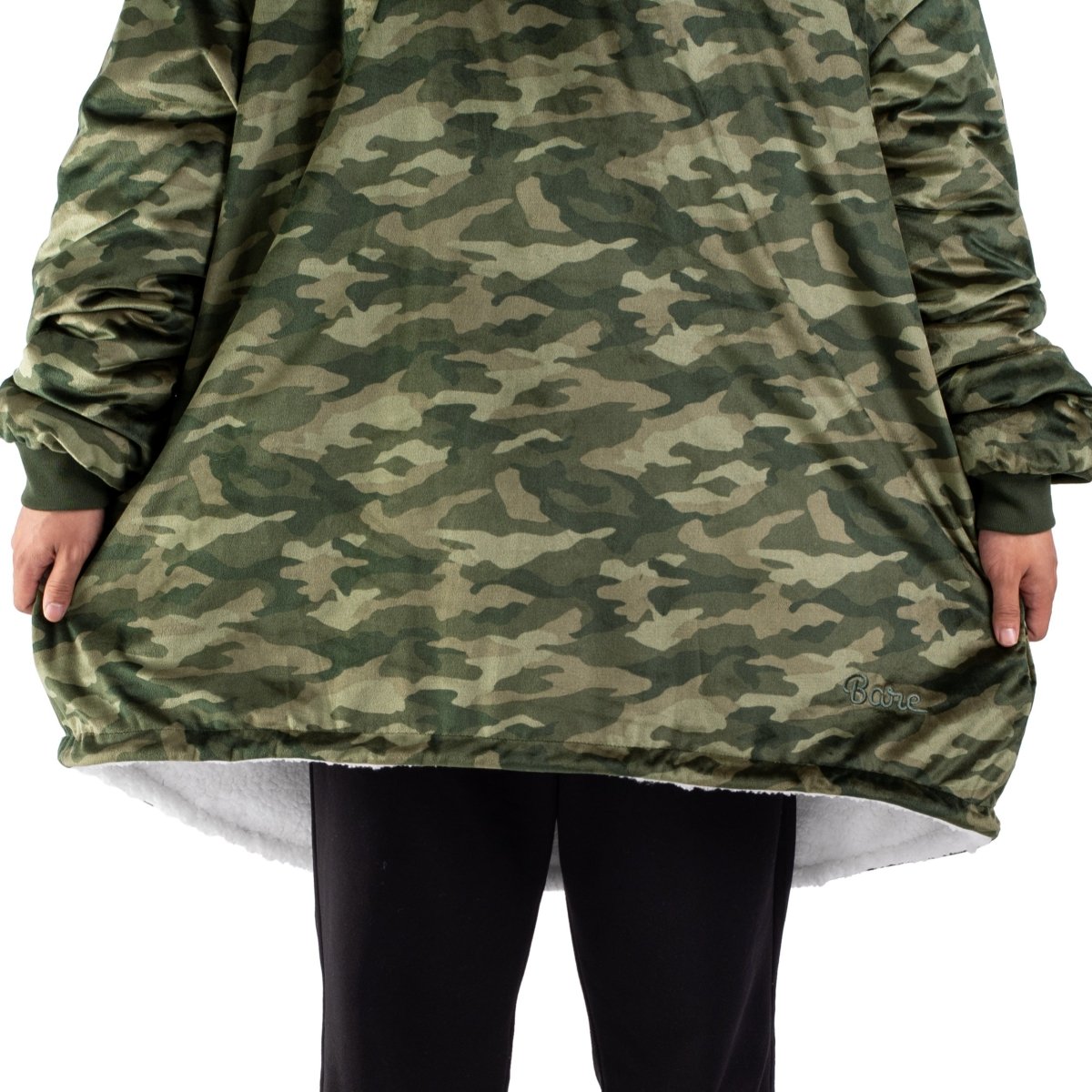 Close up of a Bare Home wearable blanket