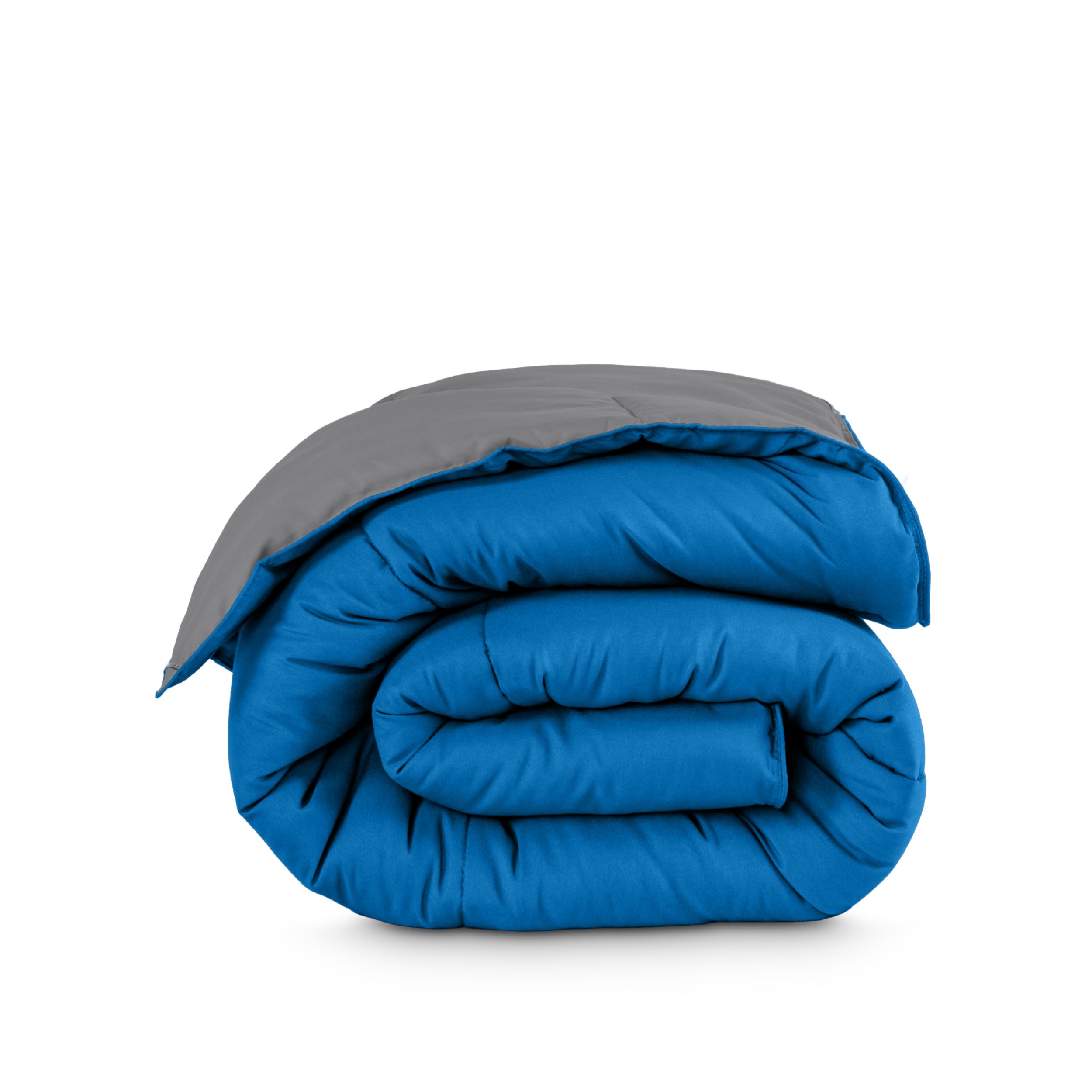 Reversible comforter folded