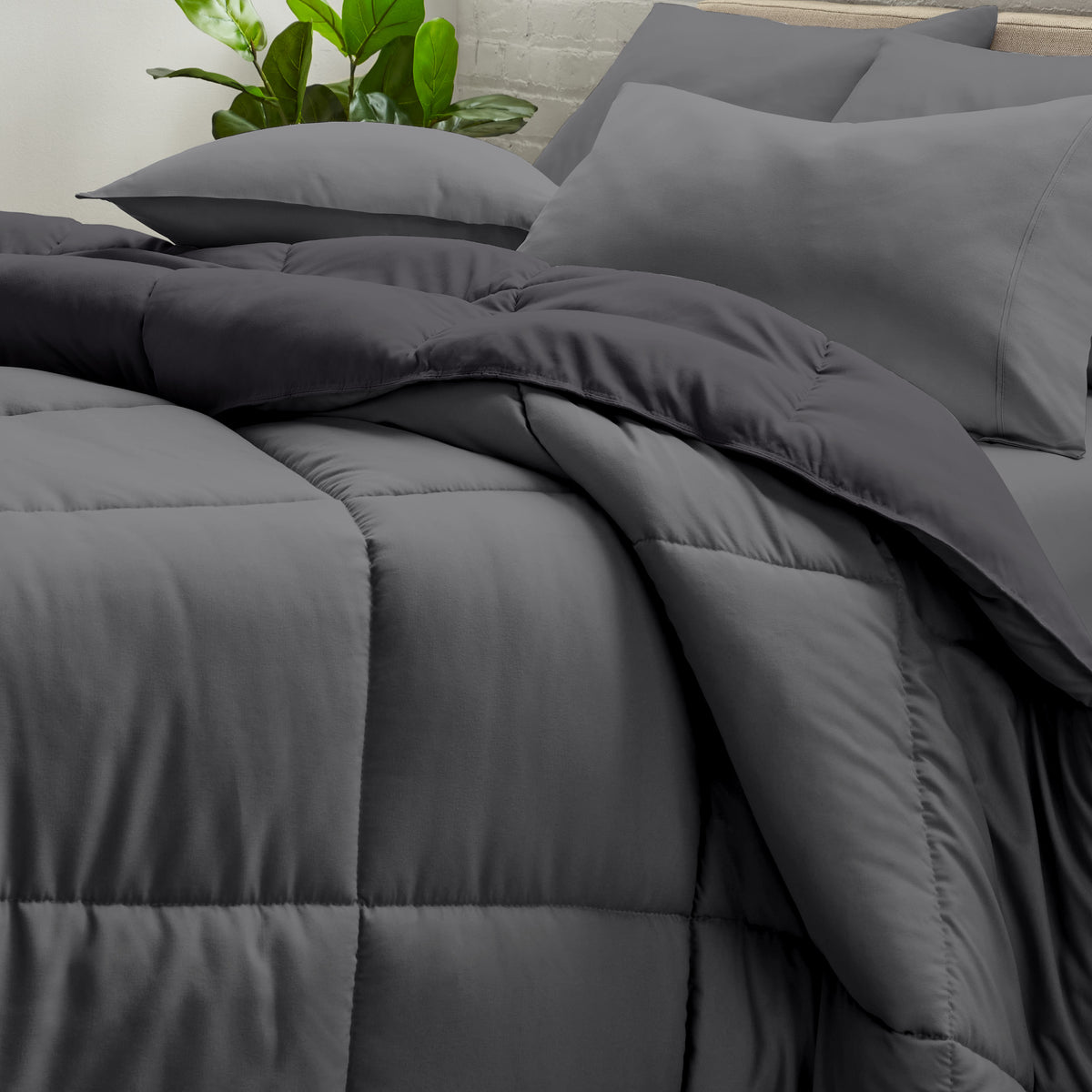 Ultra Soft Reversible Bed In A Bag - Bare Home - Bedding Bundle