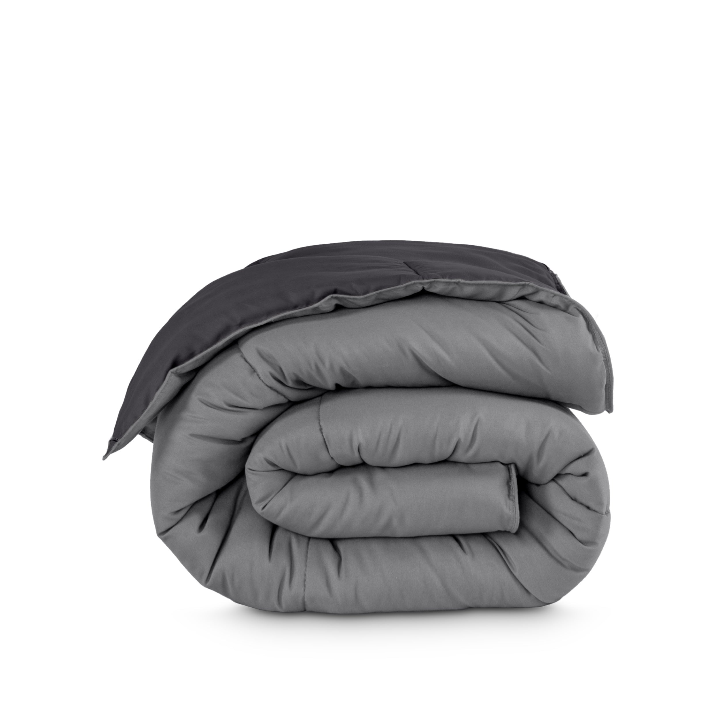Reversible comforter folded