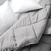 Comforter with a different color on each side