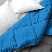 Comforter with a different color on each side