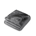 A Bare Home microplush blanket folded neatly on a white background