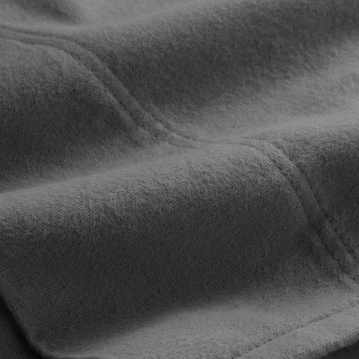 Close-up of a flannel sheet with soft texture