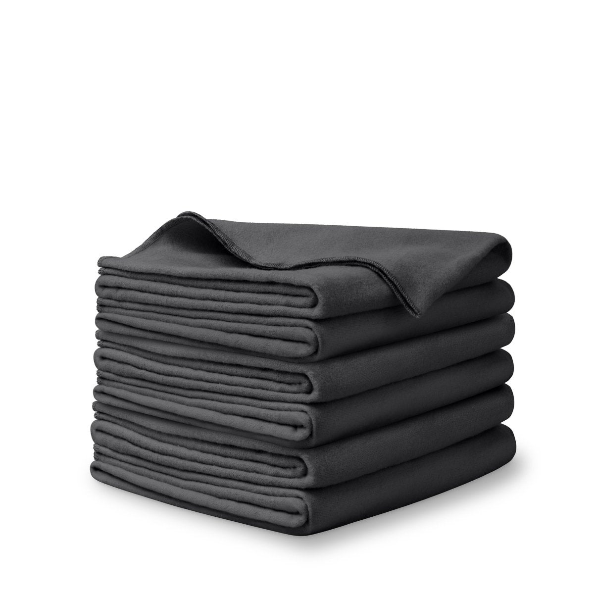 A stack of flannel receiving blankets