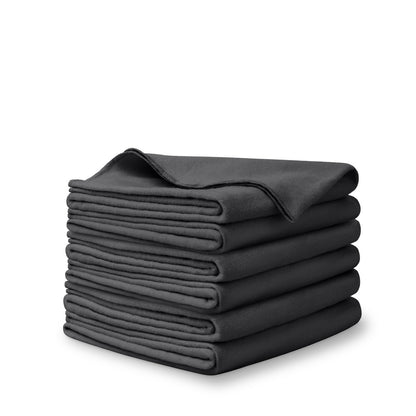 A stack of flannel receiving blankets