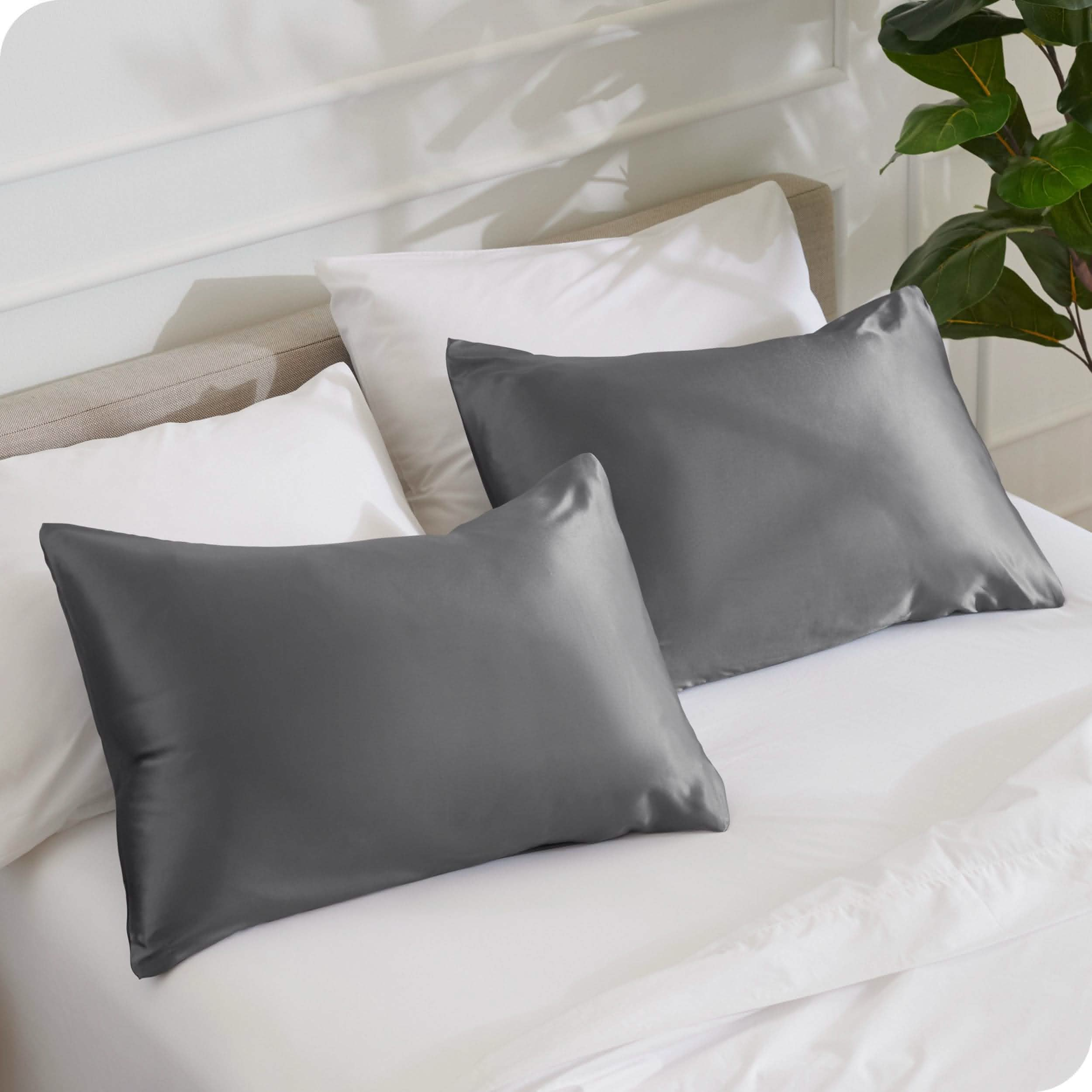 Bare Home Mulberry Silk Pillowcase Set Bare Home