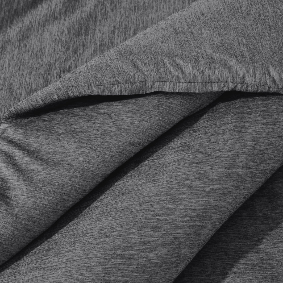 Close-up of comforter on a bed