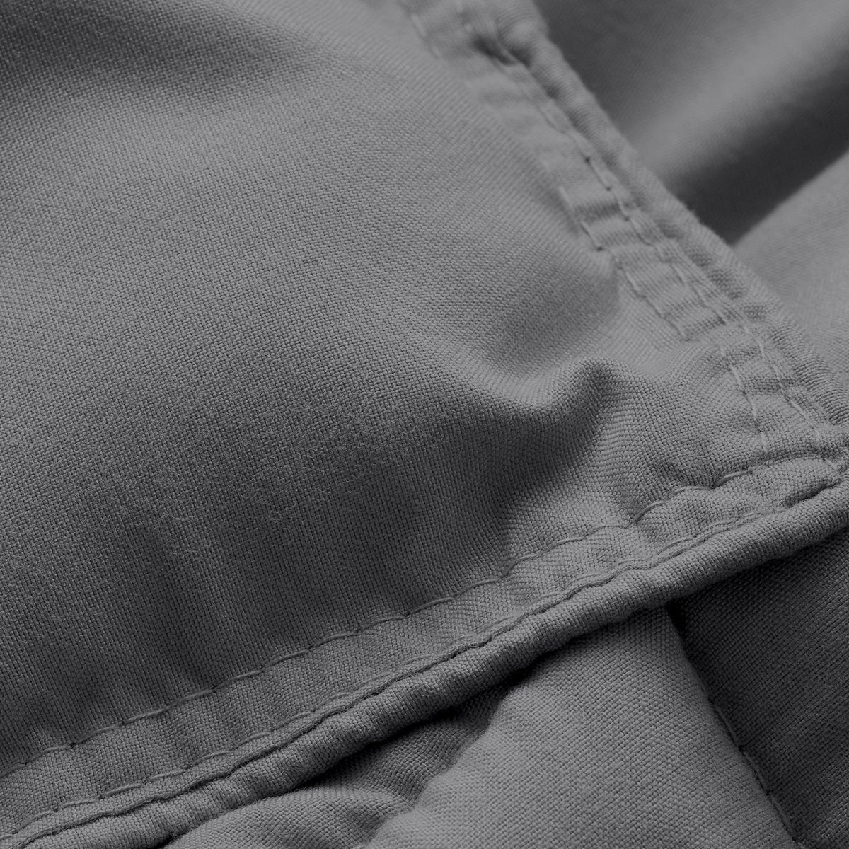Close-up of a microfiber duvet insert