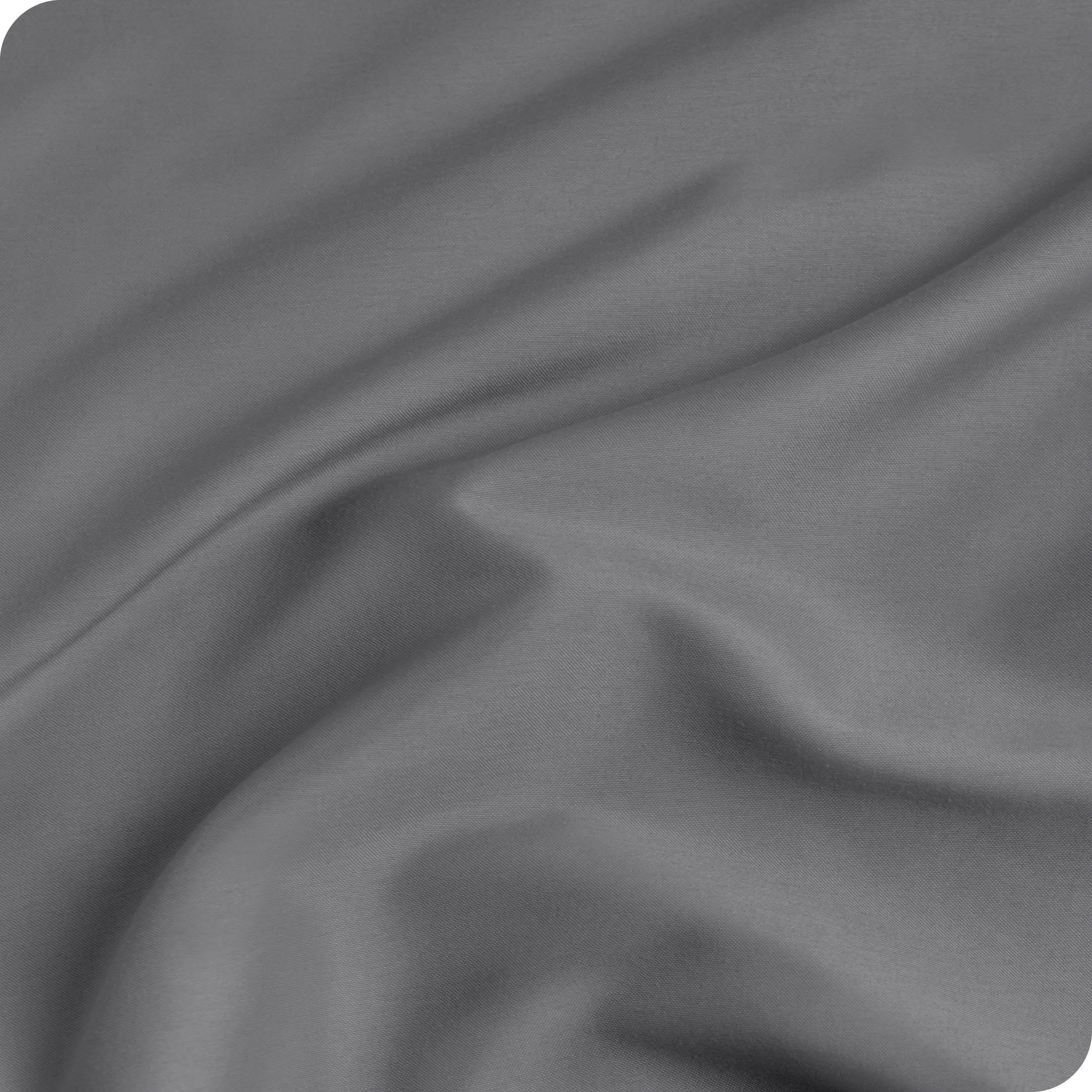 Close up of a microfiber fitted sheet