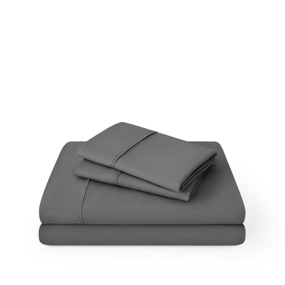 Grey sheet set folded and stacked