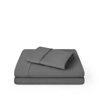Grey sheet set folded and stacked