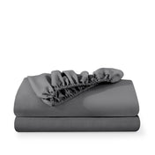 2 ultra soft fitted sheets folded and stacked
