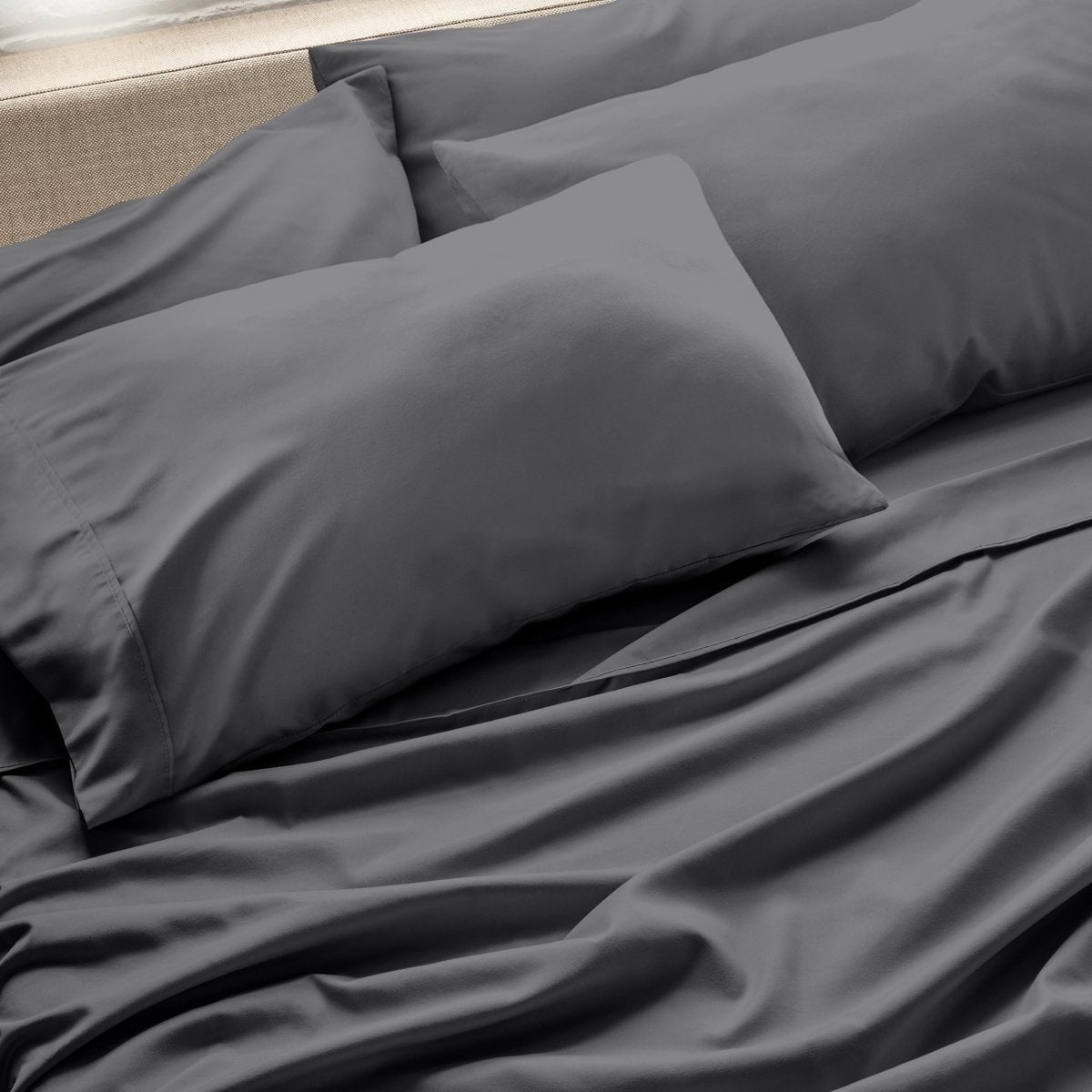 Ultra Soft Open End Pillowcase - 4 Pack - Bare Home - Pillowcases