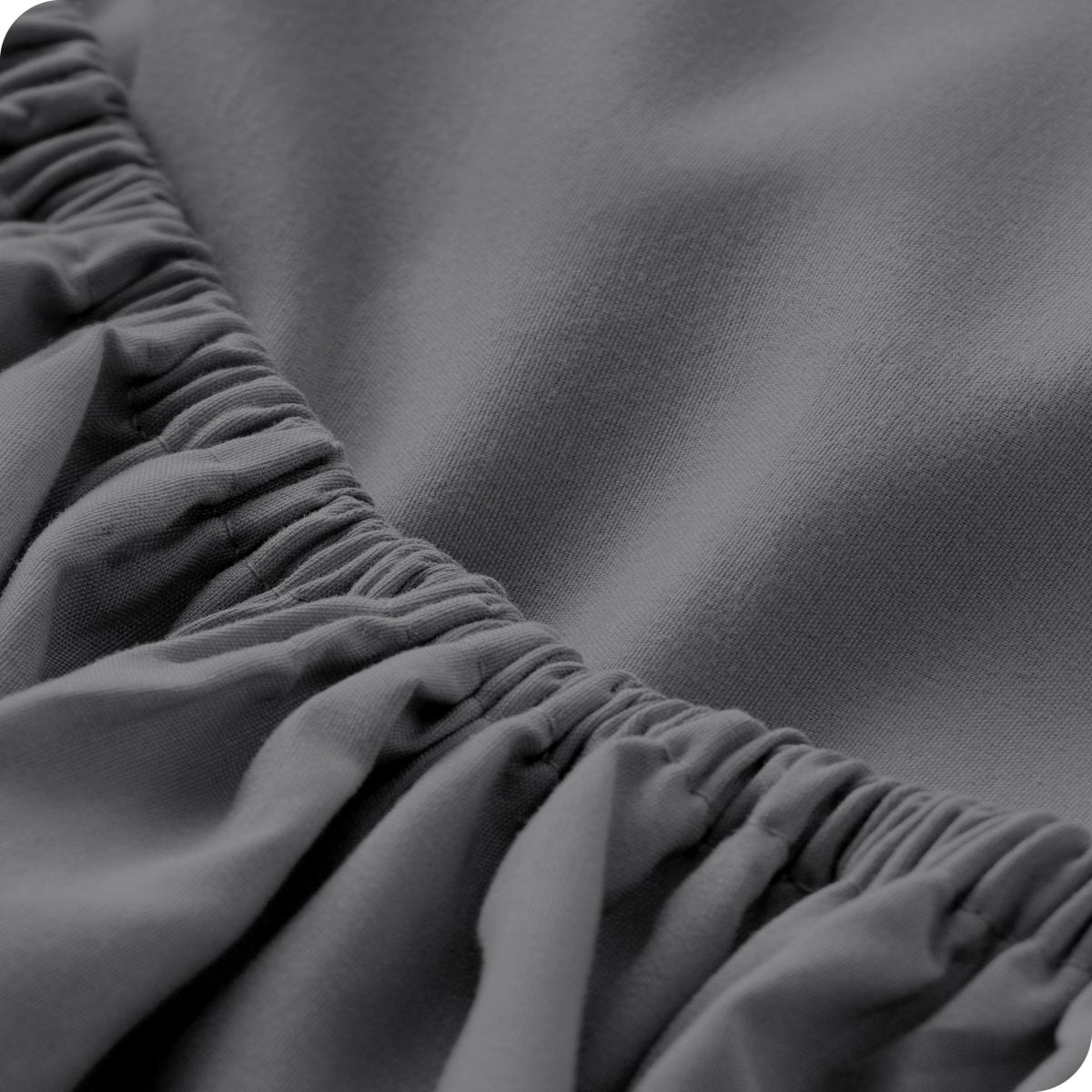 Close-up of a fitted sheet