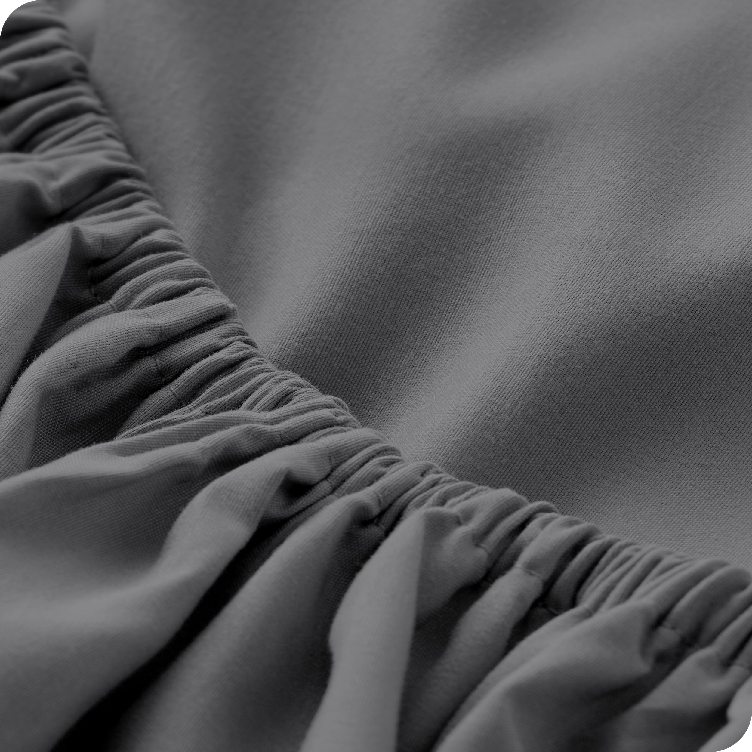 Close-up of a fitted sheet
