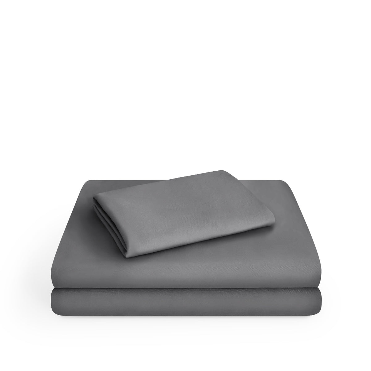 Microfiber stretch sheet set folded