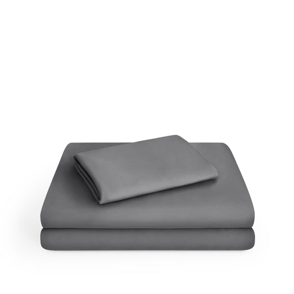 Microfiber stretch sheet set folded