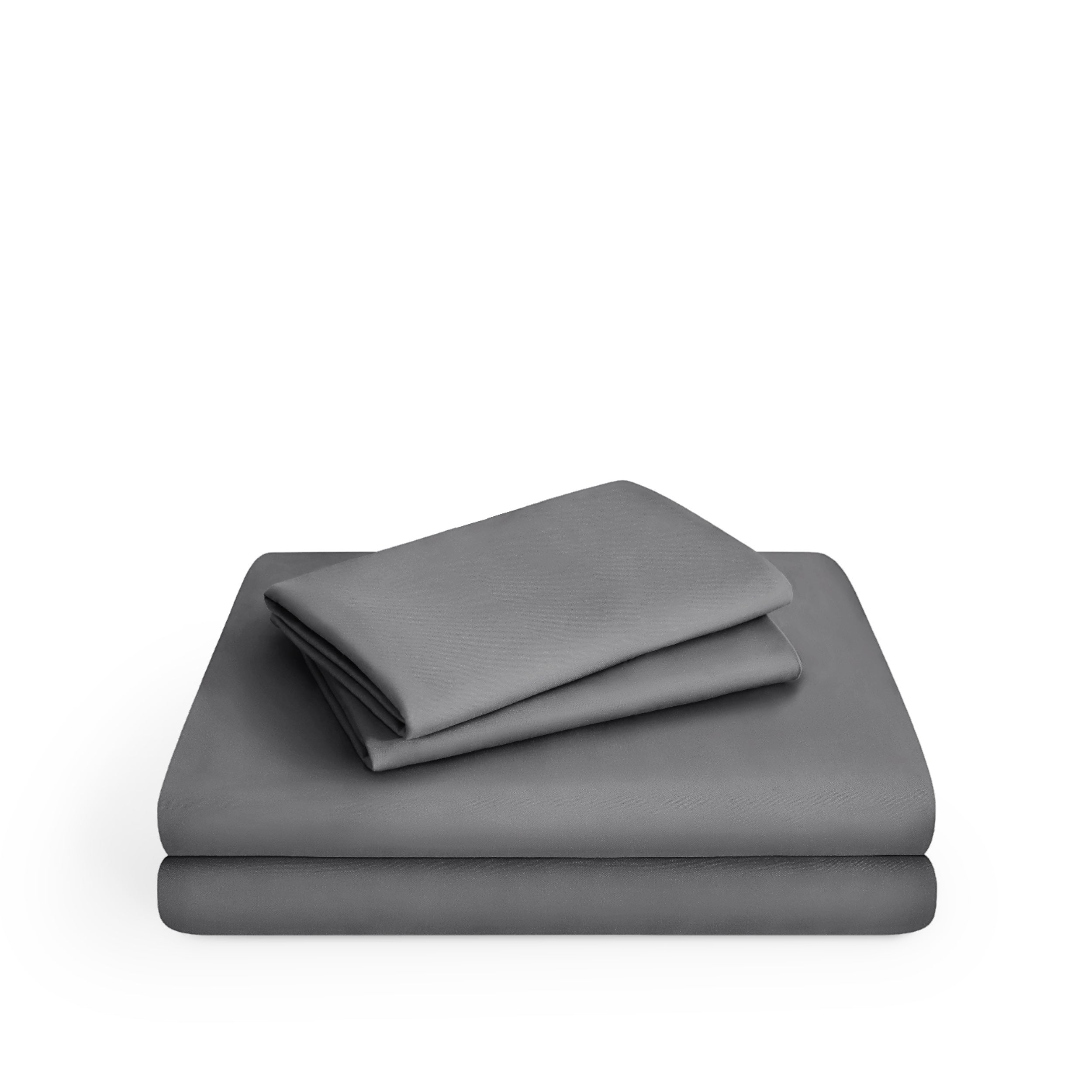 Microfiber stretch sheet set folded